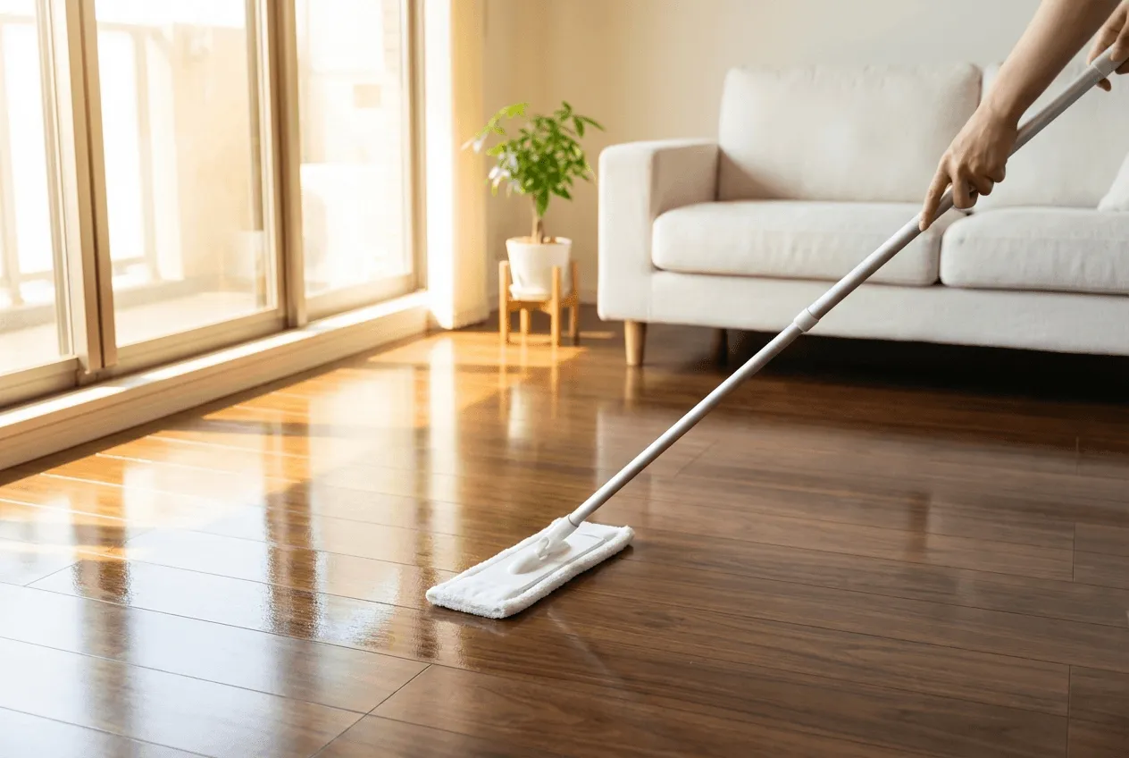 簡単に掃除できるフローリング