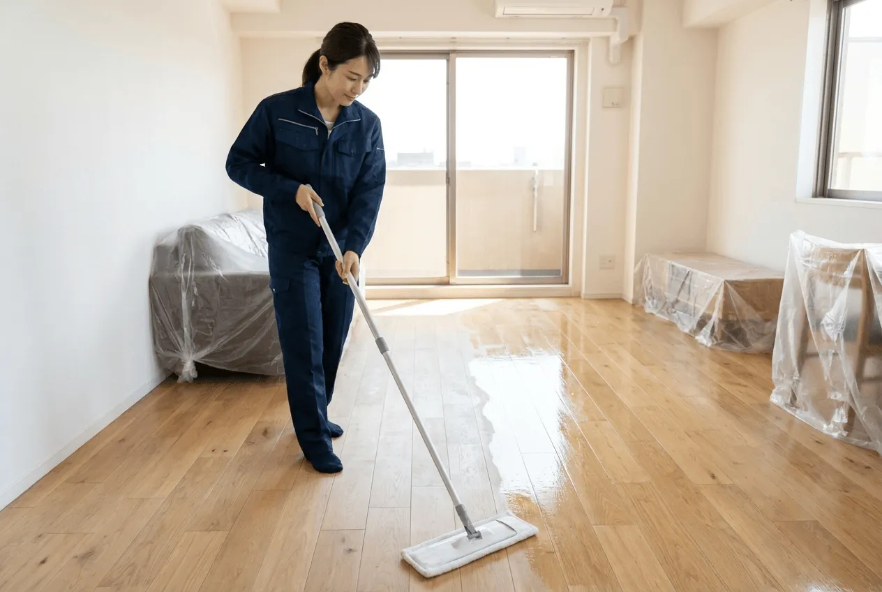 施工完了後のリビングルーム